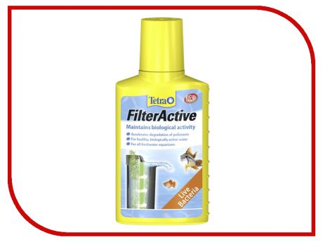 Средство Tetra FilterActive 247031 - кондиционер для поддержания биологической среды 100мл