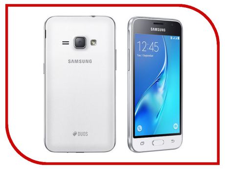 Сотовый телефон Samsung SM-J120F/DS Galaxy J1 (2016) White