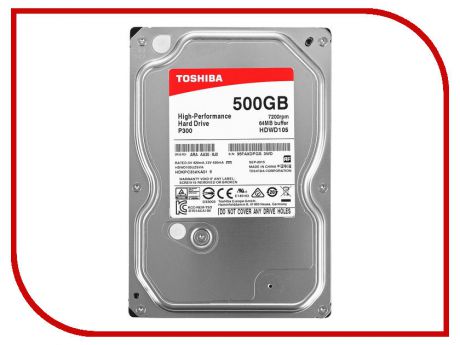 Жесткий диск 500Gb - Toshiba HDWD105UZSVA