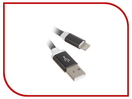 Аксессуар Krutoff USB - Lightning для iPhone 5/6 1m Black 14264