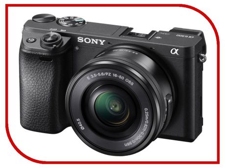 Фотоаппарат Sony Alpha ILCE-6300 Kit 16-50 mm PZ Black