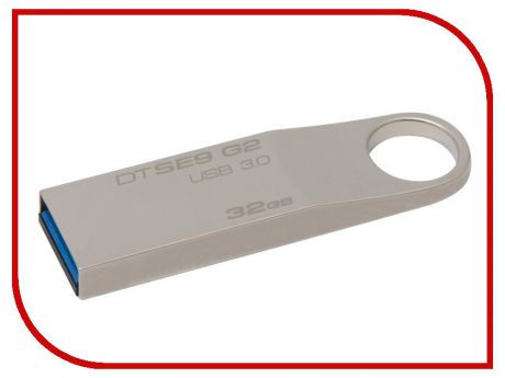 USB Flash Drive 32Gb - Kingston DataTraveler SE9 G2 USB 3.0 Metal DTSE9G2/32GB
