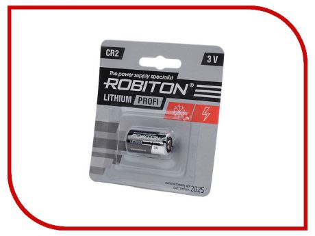 Батарейка CR2 - Robiton Profi R-CR2-BL1 13262