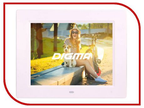 Цифровая фоторамка Digma PF-833 White
