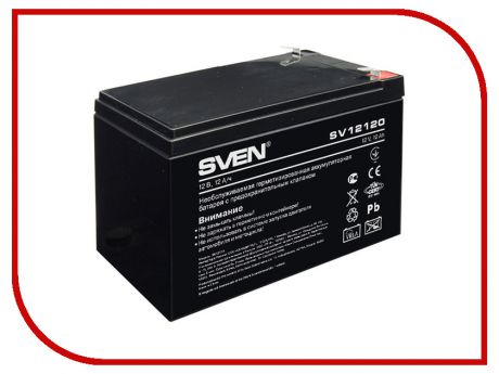 Аккумулятор для ИБП Sven SV12120 12V 12Ah SV-0222012