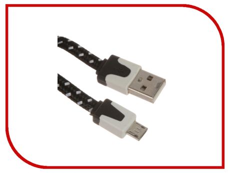 Аксессуар CBR USB - Micro USB Human Friends Super Link Lace M 3m Black