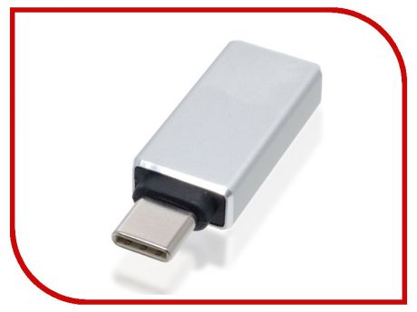 Аксессуар BROSCO OTG USB to Type-C Adapter Silver OTG-ADAPTER-TYPE-C-SILVER