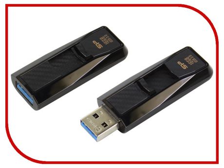 USB Flash Drive 16Gb - Silicon Power Blaze B50 USB 3.0 Black SP016GBUF3B50V1K