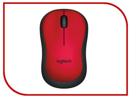 Мышь Logitech M220 Silent Red 910-004880
