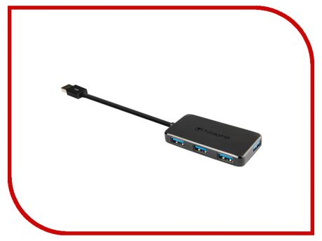 Transcend TS-HUB2K USB 3.0 4-ports Black