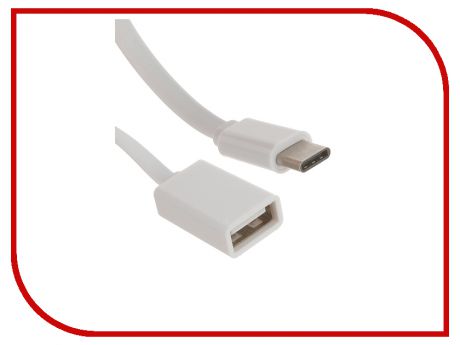 Аксессуар BROSCO OTG USB - USB Type-C White OTG-CABLE-02-WHITE