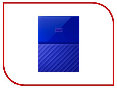 Жесткий диск Western Digital My Passport 1Tb Blue WDBBEX0010BBL-EEUE