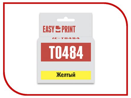Картридж EasyPrint IE-T0484 Yellow для Epson Stylus Photo R200/300/RX500/600 с чипом
