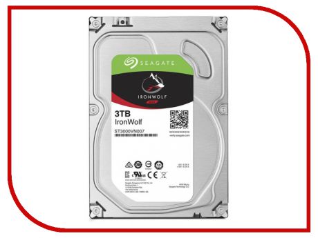 Жесткий диск 3Tb - Seagate IronWolf NAS ST3000VN007