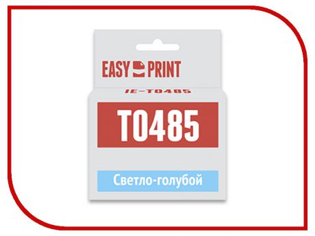 Картридж EasyPrint IE-T0485 Light Cyan для Epson Stylus Photo R200/R300/RX500/RX600 с чипом