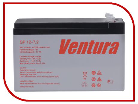 Аккумулятор для ИБП Ventura GP 12-7.2