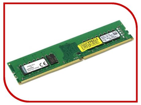 Модуль памяти Kingston DDR4 DIMM 2400MHz PC4-19200 CL17 - 16Gb KVR24N17D8/16