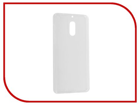 Аксессуар Чехол Nokia 6 Gecko Transparent-Glossy White S-G-NOK6-WH