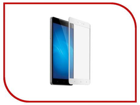 Аксессуар Закаленное стекло Xiaomi Redmi 4X DF Full Screen xiColor-12 White