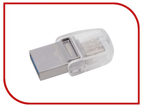 USB Flash Drive 128Gb - Kingston DataTraveler microDuo 3C DTDUO3C/128GB