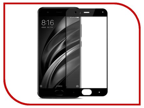 Аксессуар Защитное стекло Xiaomi Mi 6 Mobius 3D Full Cover Black