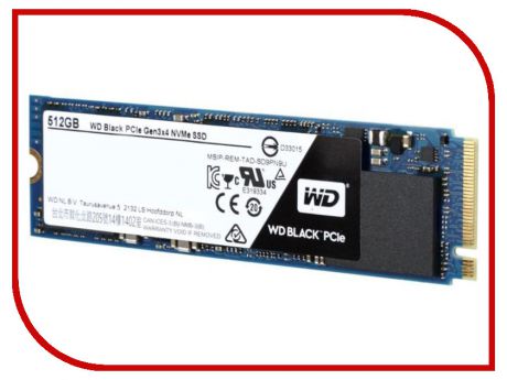 Жесткий диск 512Gb - Western Digital WDC Black WDS512G1X0C