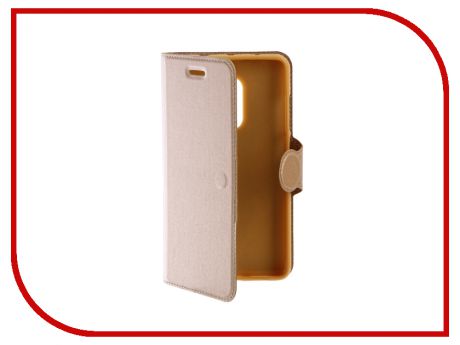 Аксессуар Чехол Xiaomi Redmi Note 4 Red Line Book Type Gold