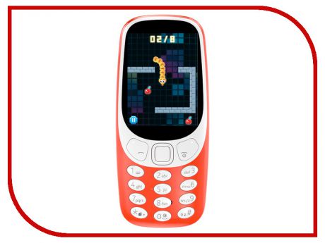 Сотовый телефон Nokia 3310 (2017) Red