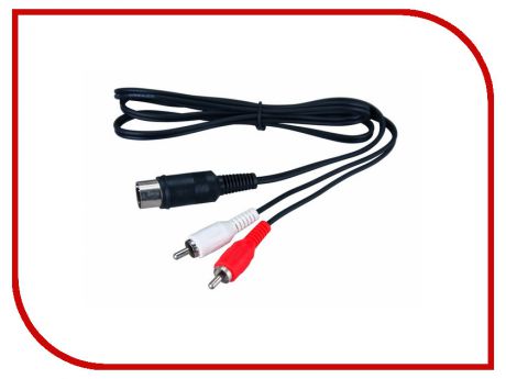 Аксессуар Rexant DIN 5PIN Plug - 2 RCA Plug 1.2m 17-2512-4