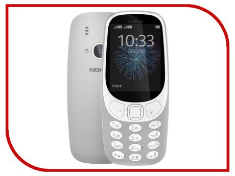 Сотовый телефон Nokia 3310 (2017) Grey