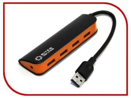 Хаб USB 5bites 4xUSB 3.0 - HB34-307BK Black