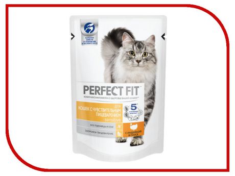 Корм Perfect Fit Индейка 85g 10163729 для чувствительных кошек