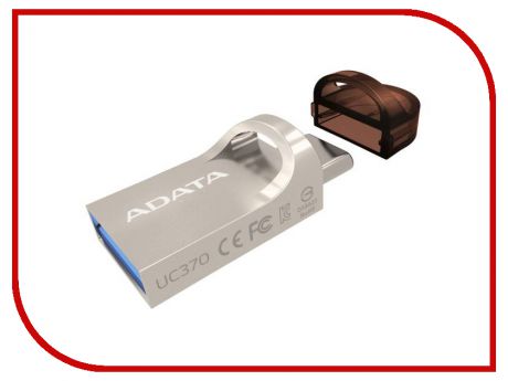 USB Flash Drive 64Gb - A-Data DashDrive UC370 OTG USB 3.1/Type-C Gold AUC370-64G-RGD