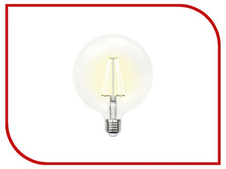 Лампочка Uniel LED-G125-10W/WW/E27/CL PLS02WH