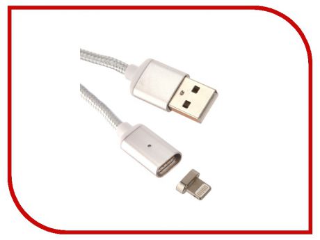 Аксессуар Red Line Magnetic USB - Lightning 8 pin Silver