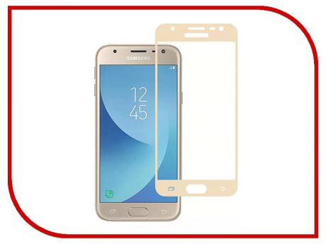 Аксессуар Защитное стекло Samsung Galaxy J7 2017 Mobius 3D Full Cover Gold