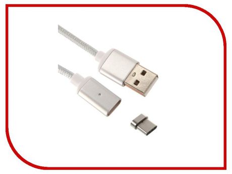 Аксессуар Red Line Magnetic USB - microUSB Silver
