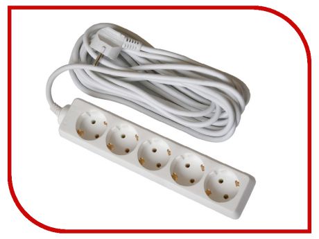 Удлинитель Uniel Стандарт 5 Sockets 10m S-GCD5-10