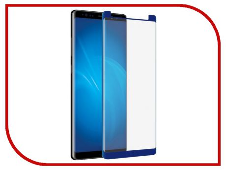 Аксессуар Закаленное стекло Samsung Galaxy Note 8 DF Full Screen 3D sColor-26 Blue