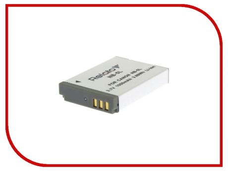 Аккумулятор Relato NB-5L для Canon PowerShot IXUS 800IS/850IS/860IS/870IS/90IS/900Ti/950IS/960IS/970IS/980IS/990IS / S100/S110/SX200 IS/SX210 IS/SX220 HS/SX230 HS/SD700/SD790 IS/SD800 IS/SD850 IS/SD870 IS/SD880 IS/SD890IS/SD900/SD950IS/SD970IS/SD990IS