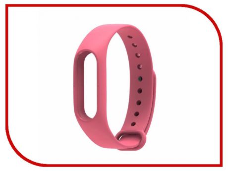 Aксессуар Силиконовый ремешок Red Line for Xiaomi Mi Band 2 Pink