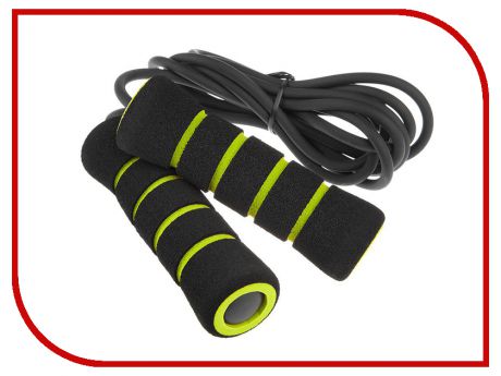 Скакалка Mad Wave Skip Rope PVC Black-Green M1321 02 0 00W