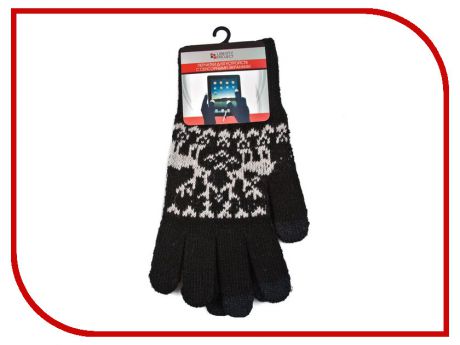 Теплые перчатки для сенсорных дисплеев Liberty Project Олени S Black R0000497