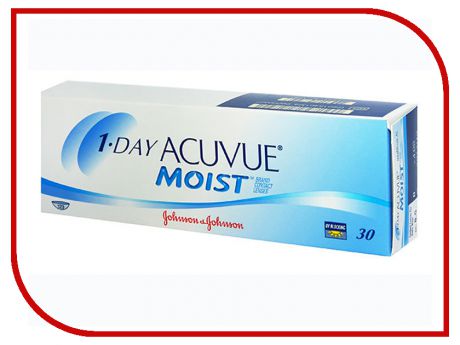 Контактные линзы Johnson & Johnson 1-Day Acuvue Moist (30 линз / 8.5 / -2)