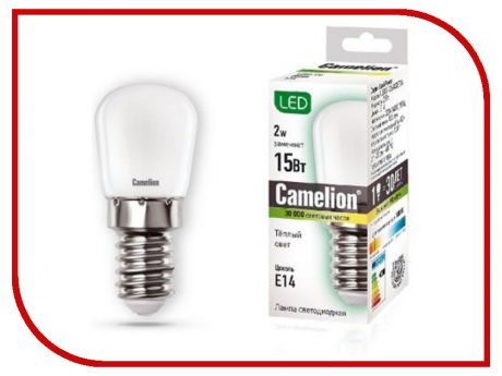 Лампочка Camelion LED2-T26/830/E14