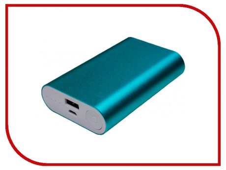 Аккумулятор Palmexx 1-USB 10000mAh Cyan PX/PBANK MET 10000