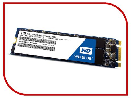 Жесткий диск 1Tb - Western Digital WD Blue WDS100T2B0B