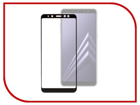 Аксессуар Защитное стекло Samsung Galaxy A8 2018 Onext с рамкой Black 41576
