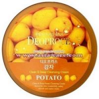 Deoproce Premium Clean And Deep Potato Cleansing Cream - Крем для лица очищающий с экстрактом картофеля, 300 гр