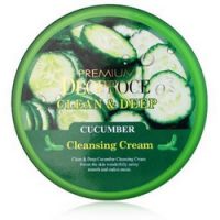 Deoproce Premium Clean And Deep Cucumber Cleansing Cream - Крем для лица очищающий с экстрактом огурца, 300 гр